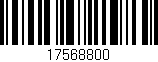 Código de barras (EAN, GTIN, SKU, ISBN): '17568800'