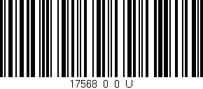 Código de barras (EAN, GTIN, SKU, ISBN): '17568_0_0_U'