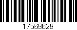 Código de barras (EAN, GTIN, SKU, ISBN): '17569629'