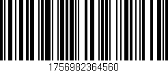Código de barras (EAN, GTIN, SKU, ISBN): '1756982364560'