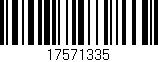 Código de barras (EAN, GTIN, SKU, ISBN): '17571335'