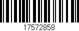 Código de barras (EAN, GTIN, SKU, ISBN): '17572858'