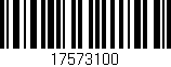 Código de barras (EAN, GTIN, SKU, ISBN): '17573100'