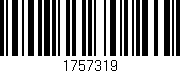 Código de barras (EAN, GTIN, SKU, ISBN): '1757319'