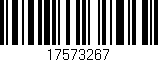 Código de barras (EAN, GTIN, SKU, ISBN): '17573267'