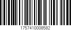 Código de barras (EAN, GTIN, SKU, ISBN): '1757410008582'