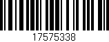 Código de barras (EAN, GTIN, SKU, ISBN): '17575338'