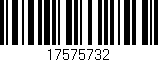 Código de barras (EAN, GTIN, SKU, ISBN): '17575732'