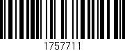 Código de barras (EAN, GTIN, SKU, ISBN): '1757711'
