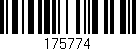 Código de barras (EAN, GTIN, SKU, ISBN): '175774'
