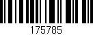 Código de barras (EAN, GTIN, SKU, ISBN): '175785'
