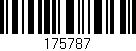 Código de barras (EAN, GTIN, SKU, ISBN): '175787'
