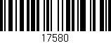 Código de barras (EAN, GTIN, SKU, ISBN): '17580'