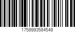 Código de barras (EAN, GTIN, SKU, ISBN): '1758993584548'