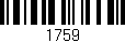 Código de barras (EAN, GTIN, SKU, ISBN): '1759'