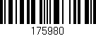 Código de barras (EAN, GTIN, SKU, ISBN): '175980'
