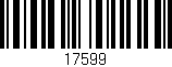 Código de barras (EAN, GTIN, SKU, ISBN): '17599'