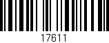 Código de barras (EAN, GTIN, SKU, ISBN): '17611'