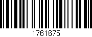 Código de barras (EAN, GTIN, SKU, ISBN): '1761675'