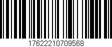 Código de barras (EAN, GTIN, SKU, ISBN): '17622210709568'