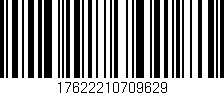 Código de barras (EAN, GTIN, SKU, ISBN): '17622210709629'