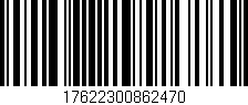 Código de barras (EAN, GTIN, SKU, ISBN): '17622300862470'