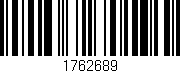 Código de barras (EAN, GTIN, SKU, ISBN): '1762689'