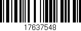 Código de barras (EAN, GTIN, SKU, ISBN): '17637548'