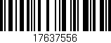 Código de barras (EAN, GTIN, SKU, ISBN): '17637556'