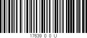 Código de barras (EAN, GTIN, SKU, ISBN): '17639_0_0_U'