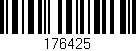 Código de barras (EAN, GTIN, SKU, ISBN): '176425'