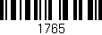 Código de barras (EAN, GTIN, SKU, ISBN): '1765'