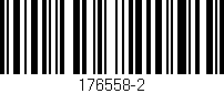 Código de barras (EAN, GTIN, SKU, ISBN): '176558-2'