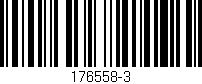 Código de barras (EAN, GTIN, SKU, ISBN): '176558-3'