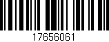 Código de barras (EAN, GTIN, SKU, ISBN): '17656061'