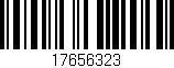 Código de barras (EAN, GTIN, SKU, ISBN): '17656323'