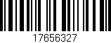 Código de barras (EAN, GTIN, SKU, ISBN): '17656327'