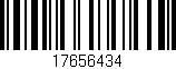 Código de barras (EAN, GTIN, SKU, ISBN): '17656434'