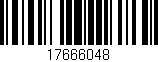 Código de barras (EAN, GTIN, SKU, ISBN): '17666048'