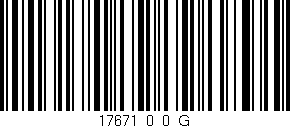 Código de barras (EAN, GTIN, SKU, ISBN): '17671_0_0_G'