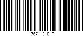Código de barras (EAN, GTIN, SKU, ISBN): '17671_0_0_P'