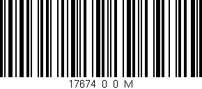 Código de barras (EAN, GTIN, SKU, ISBN): '17674_0_0_M'