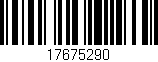 Código de barras (EAN, GTIN, SKU, ISBN): '17675290'