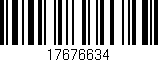 Código de barras (EAN, GTIN, SKU, ISBN): '17676634'