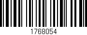 Código de barras (EAN, GTIN, SKU, ISBN): '1768054'