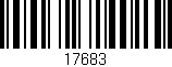 Código de barras (EAN, GTIN, SKU, ISBN): '17683'