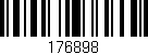 Código de barras (EAN, GTIN, SKU, ISBN): '176898'