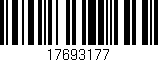 Código de barras (EAN, GTIN, SKU, ISBN): '17693177'