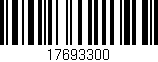 Código de barras (EAN, GTIN, SKU, ISBN): '17693300'