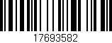 Código de barras (EAN, GTIN, SKU, ISBN): '17693582'
